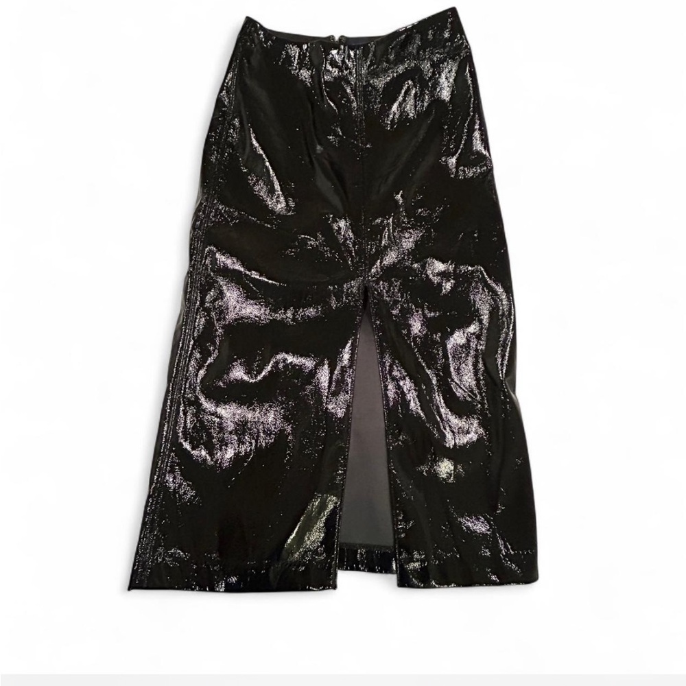 GAP Shimmering MIDI Black Pencil Skirt